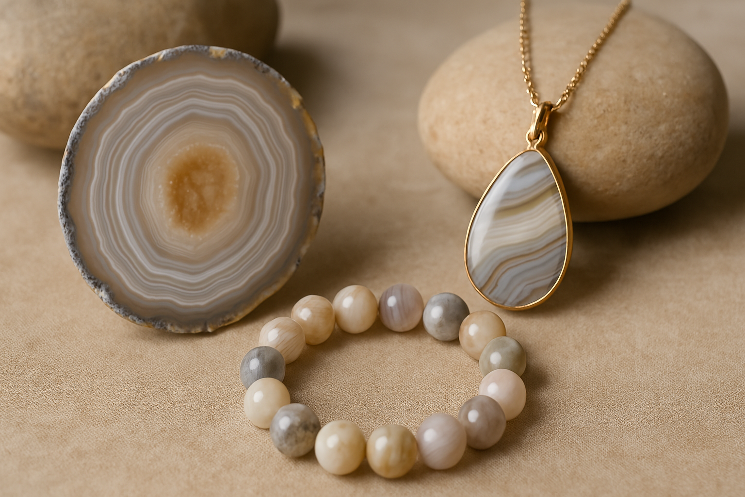 Ágata – Equilibrio emocional, protección y conexión interior