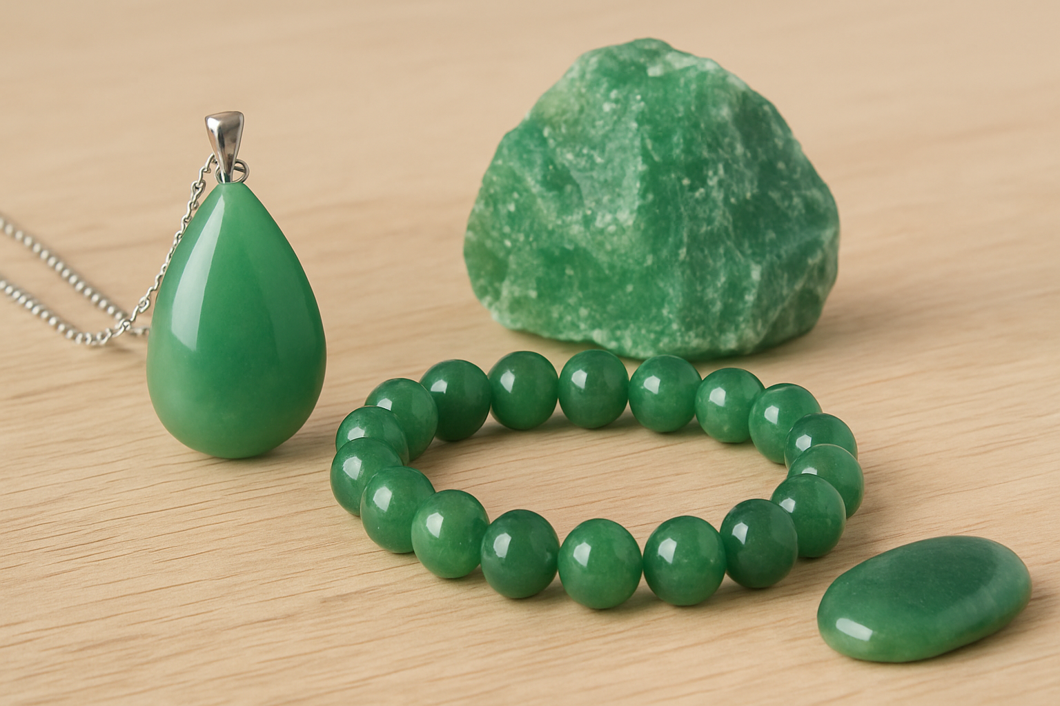 Aventurina Verde: Piedra de Bienestar, Protección y Transformación