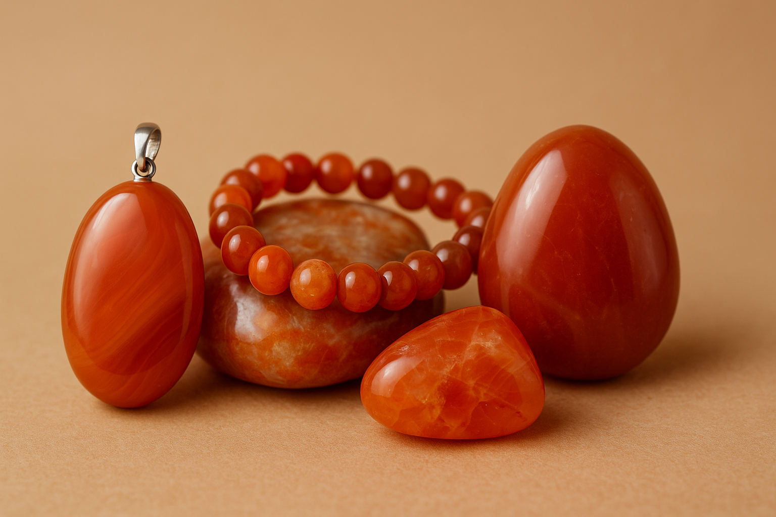 Cornalina: Cristal de transformación, protección y poder interior