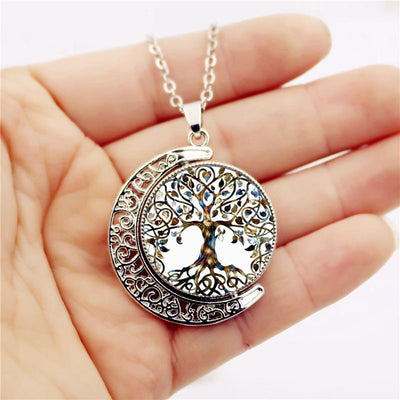 Collar Luna Zen con Árbol de la Vida – Energía, Magia y Equilibrio Interior