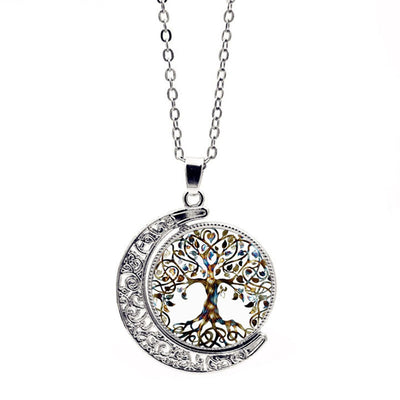 Collar Luna Zen con Árbol de la Vida – Energía, Magia y Equilibrio Interior