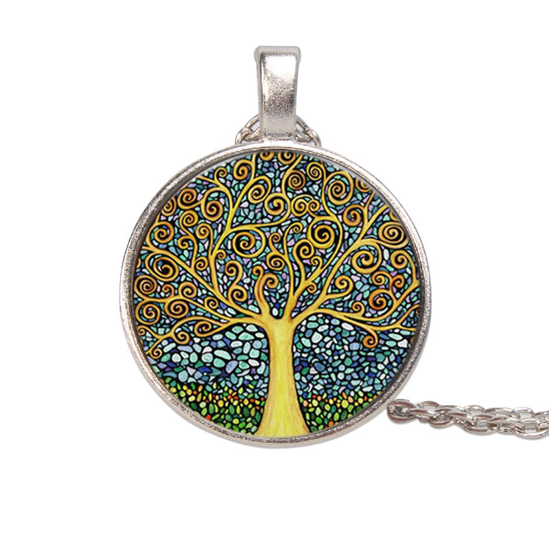 Collar Árbol de la Vida con Gemas del Tiempo – Energía, Sabiduría y Equilibrio Interior