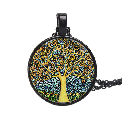 Collar Árbol de la Vida con Gemas del Tiempo – Energía, Sabiduría y Equilibrio Interior
