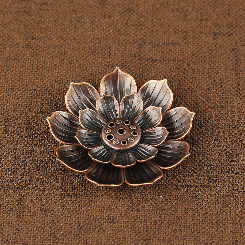 Porta Incienso de Loto Floreciente – Renacimiento y Belleza Interior