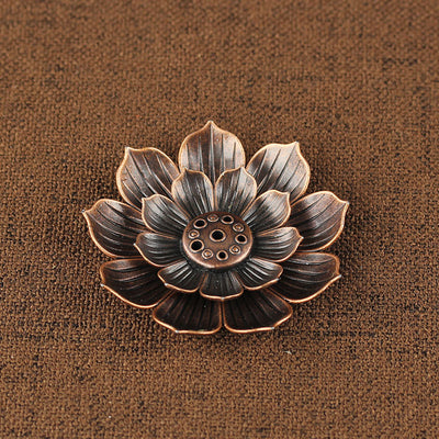 Porta Incienso de Loto Floreciente – Renacimiento y Belleza Interior