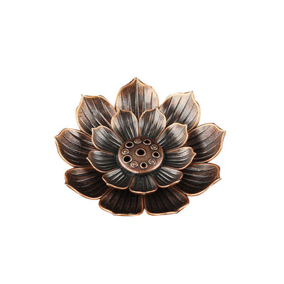 Porta Incienso de Loto Floreciente – Renacimiento y Belleza Interior