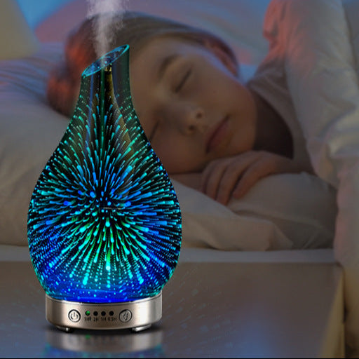Humidificador de Aromaterapia 3D – Luz, Bienestar y Energía Positiva