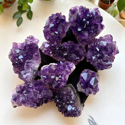 Amatista Natural Decorativa para Energía Positiva y Relajación