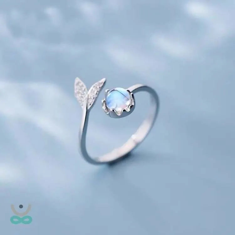 Anillo Inspiración Primavera con Piedra de Luna -
