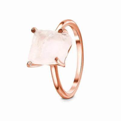 Anillo de Cuarzo Cristal – Pureza y Energía en tu Mano