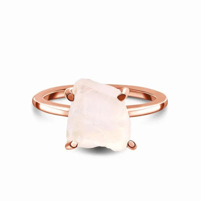 Anillo de Cuarzo Cristal – Pureza y Energía en tu Mano