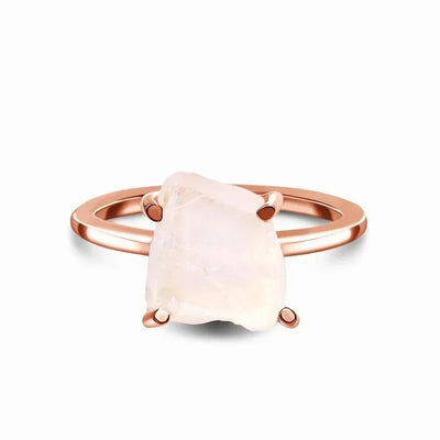 Anillo de Cuarzo Cristal – Pureza y Energía en tu Mano