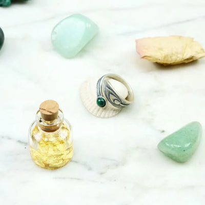 Anillo de Malaquita en Plata – Abundancia, Equilibrio y Elegancia