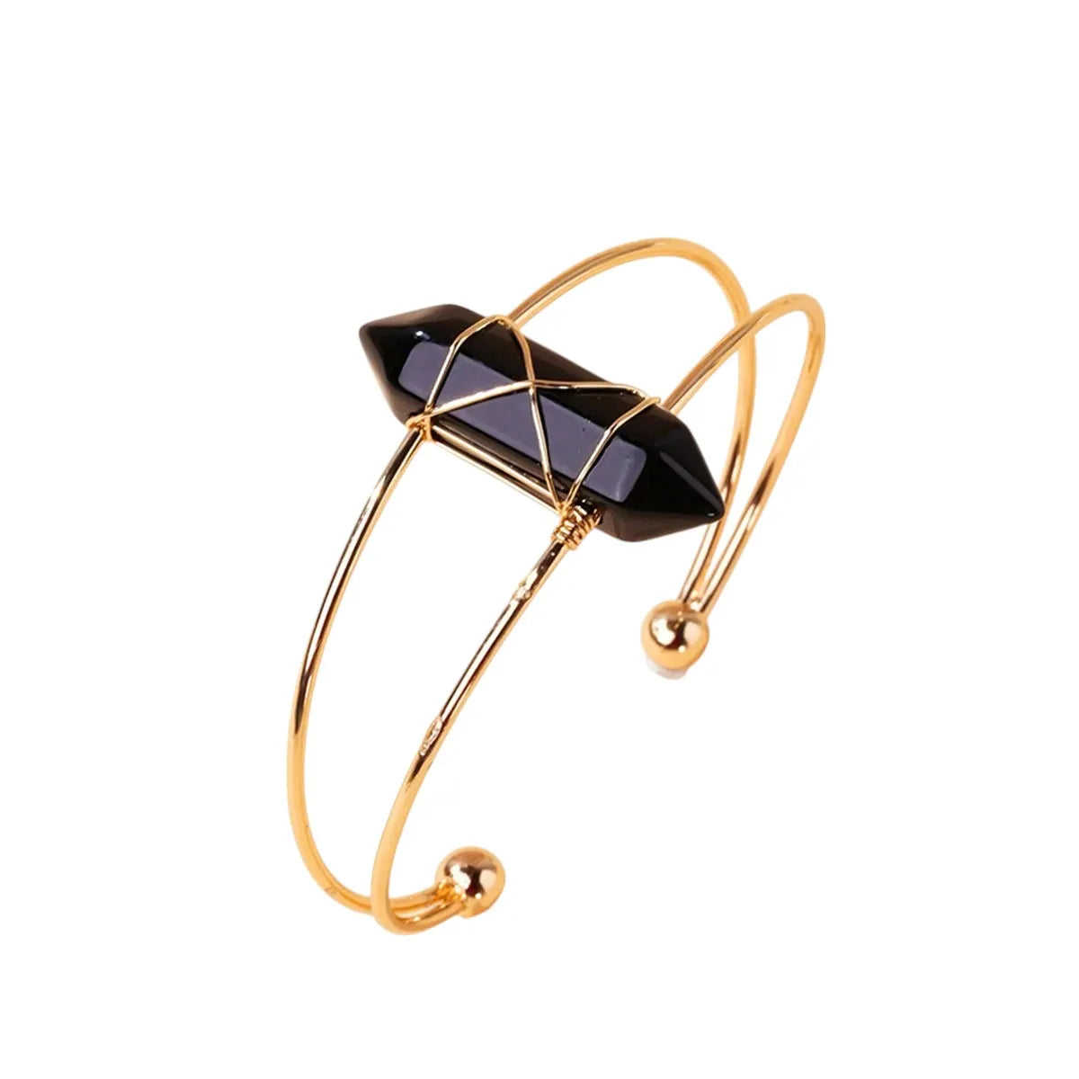 Anillo de Obsidiana Natural – Energía Protectora y Amor