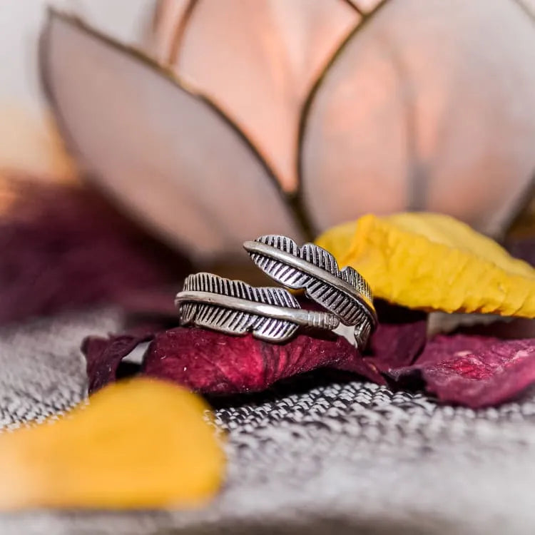 Anillo de plumas de ángel