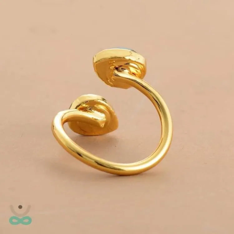 Anillo de protección de labradorita