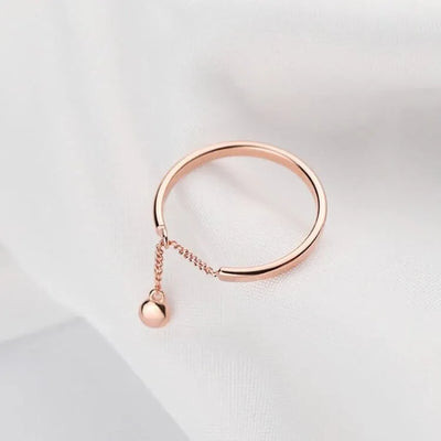 Anillo de recuerdo ajustable de plata de ley 925