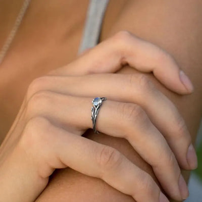 Anillo de sinceridad en Topacio