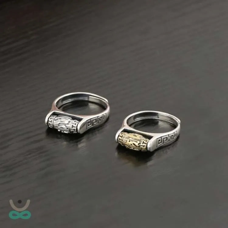 Anillo "rueda de darma"