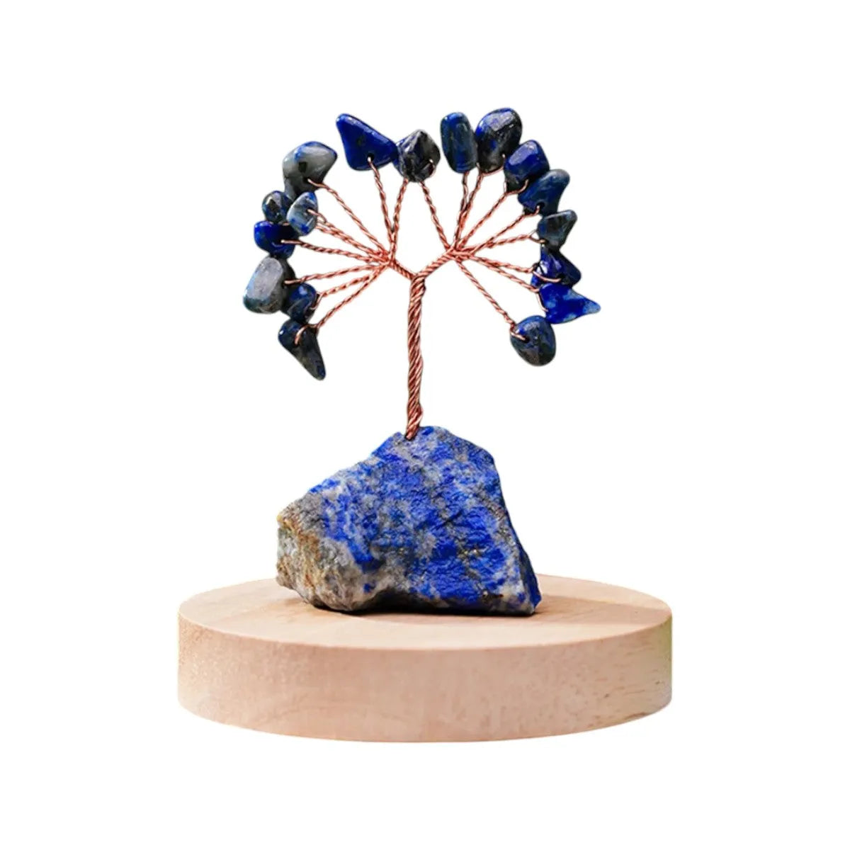 Árbol de 100 gemas de Lapislázuli: Armoniza tu Espacio con Energía Positiva
