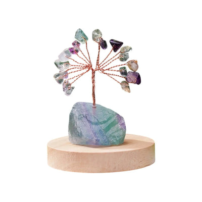 Árbol de Flourita Natural - Purificación y Equilibrio