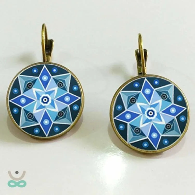 Aretes Mandala – Elegancia artesanal en cobre