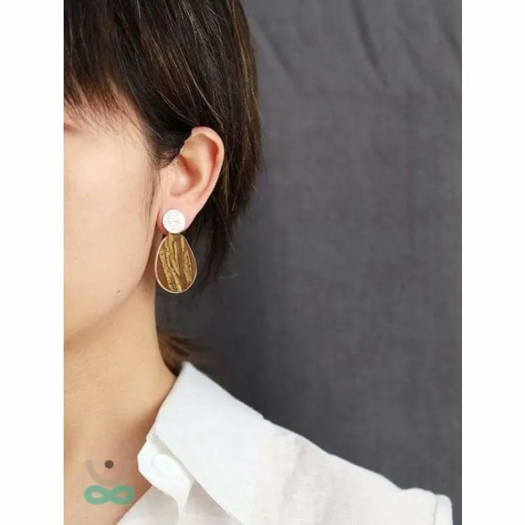 Aretes de Piedra Natural – Belleza Auténtica y Energía Positiva