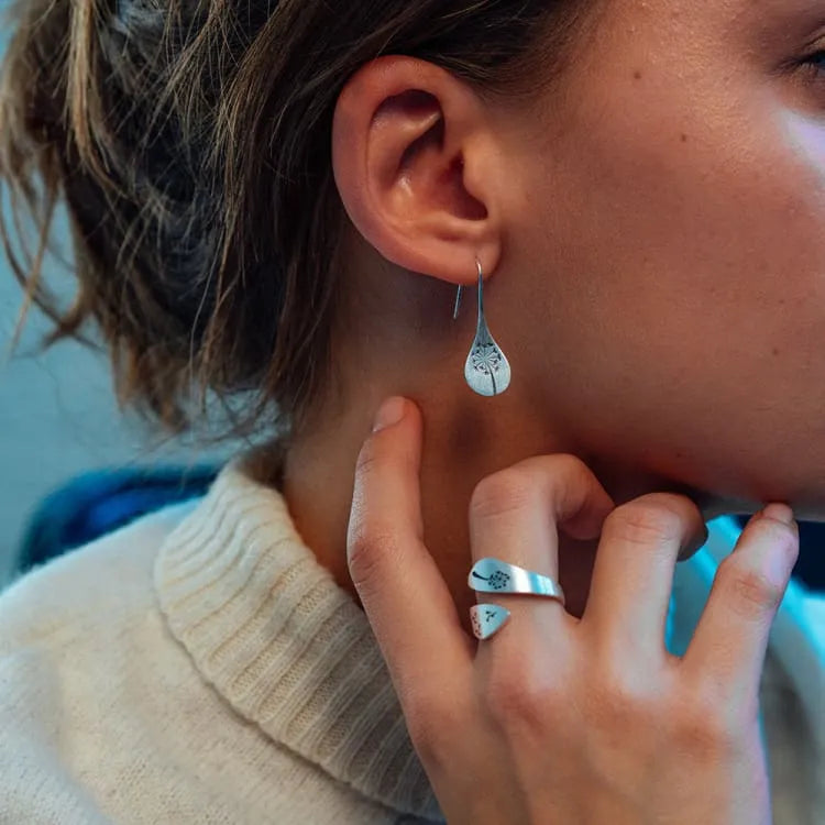 Aretes inspirados en la naturaleza un símbolo de libertad y felicidad