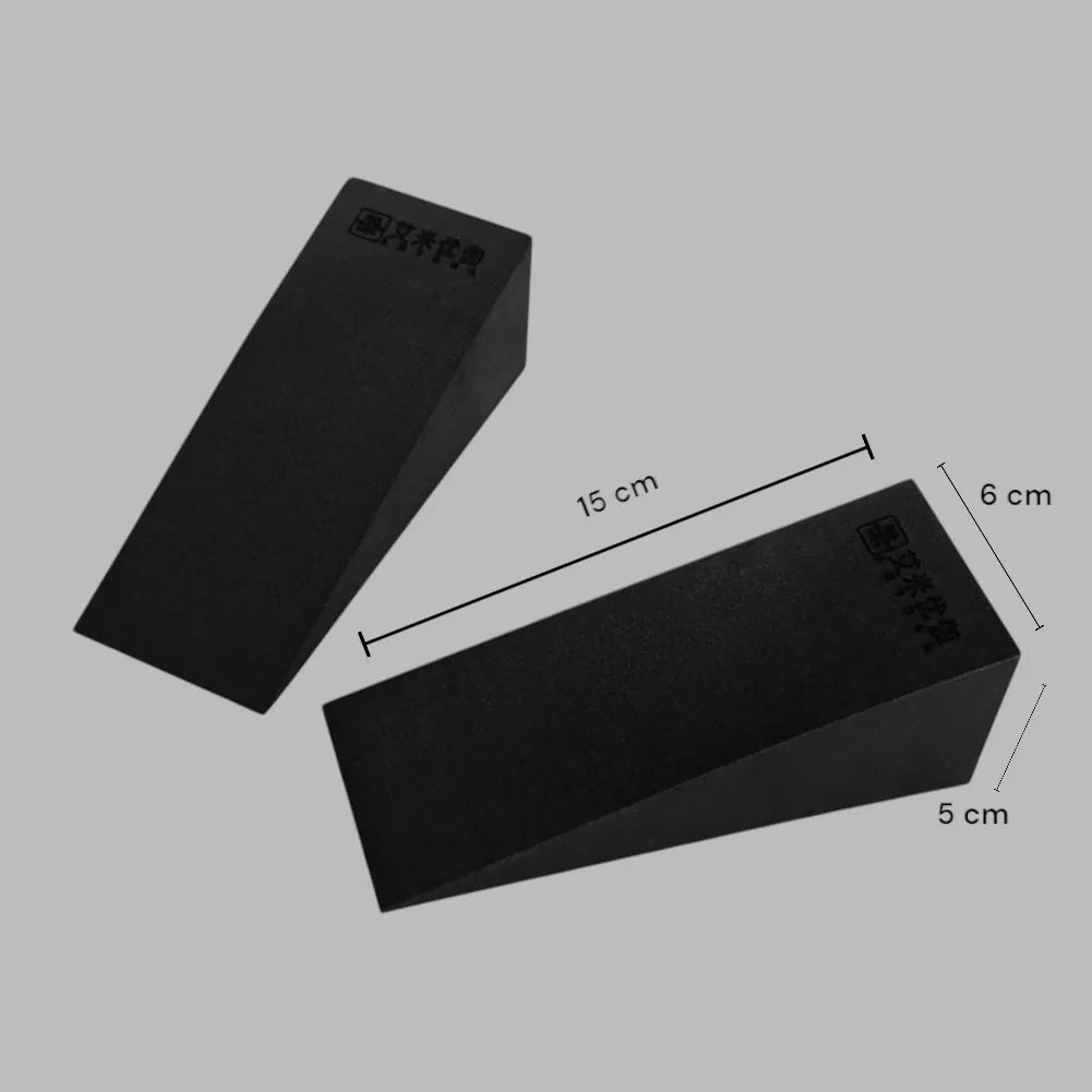 Bloques de Yoga Negro Antideslizante