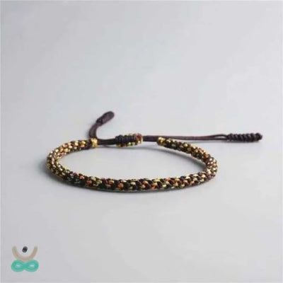 Brazalete Budista Ajustable – Armonía y Buenas Vibraciones