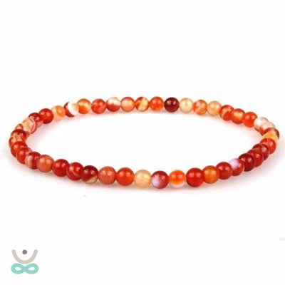 Brazalete Delicado de Cornalina – Equilibrio y Fuerza Interior