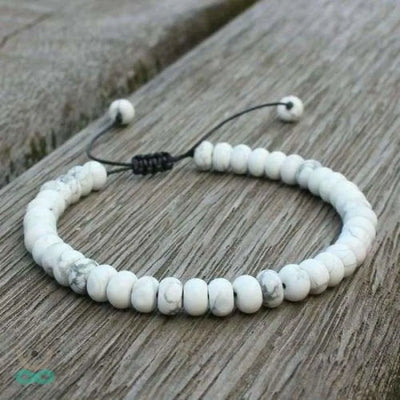 Brazalete de Howlita – Energía Positiva y Calma Interior