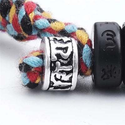 Brazalete de Seis Caracteres – Sabiduría y Paz Interior