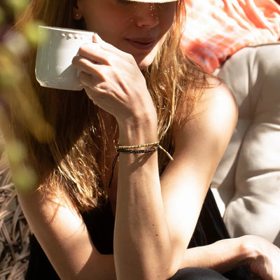 Brazalete de turquesa natural - Elegancia y energía positiva