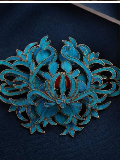 Broche de flor de loto