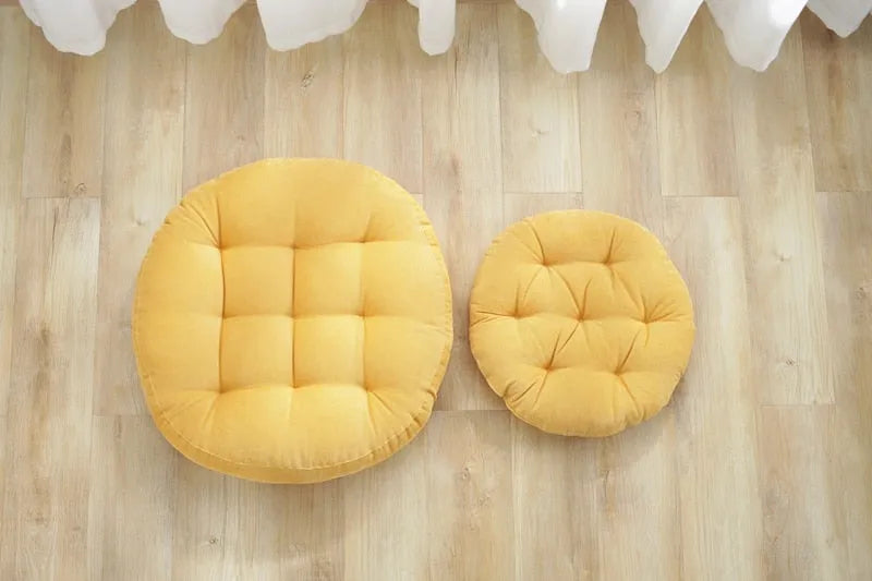 Cojín de Meditación Ergonómico Amarillo