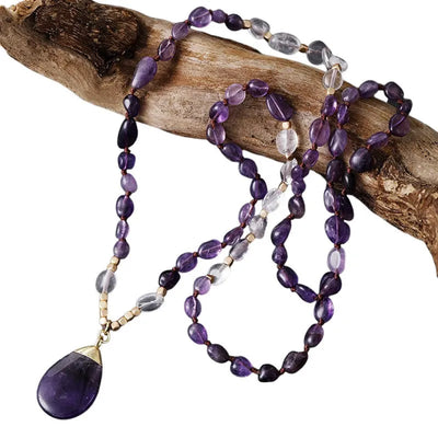 Colgante de Amatista Natural: Sofisticación y Energía en tu Estilo