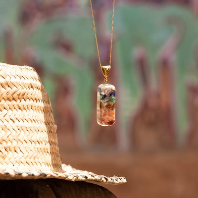Colgante de Orgonita 7 Chakras – Armonía, Energía y Protección