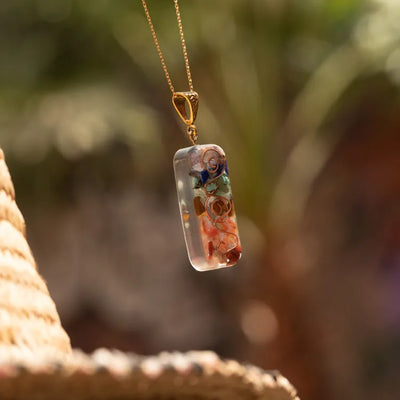 Colgante de Orgonita 7 Chakras – Armonía, Energía y Protección