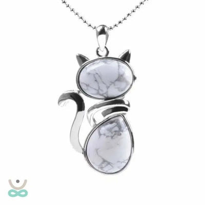 Colgante lito en forma de gato