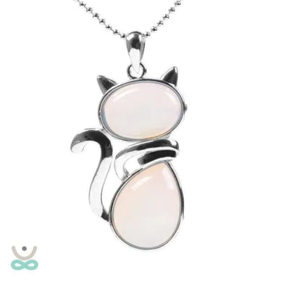 Colgante lito en forma de gato
