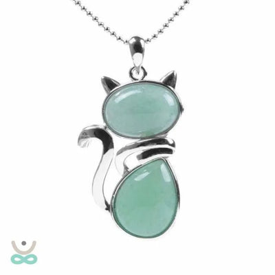 Colgante lito en forma de gato