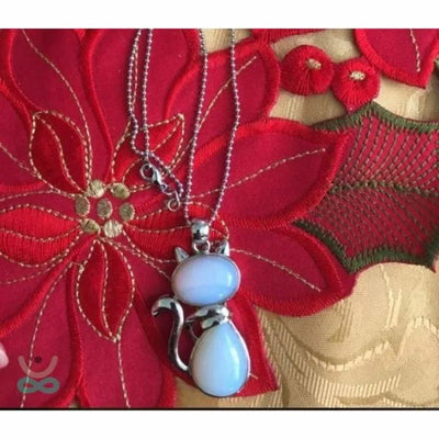 Colgante lito en forma de gato