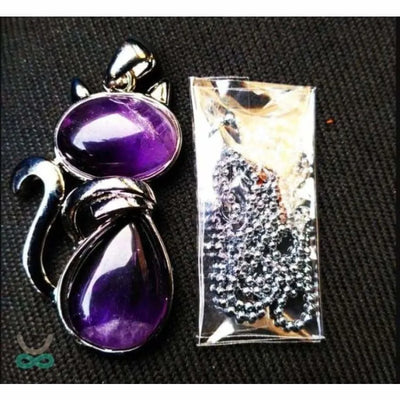 Colgante lito en forma de gato