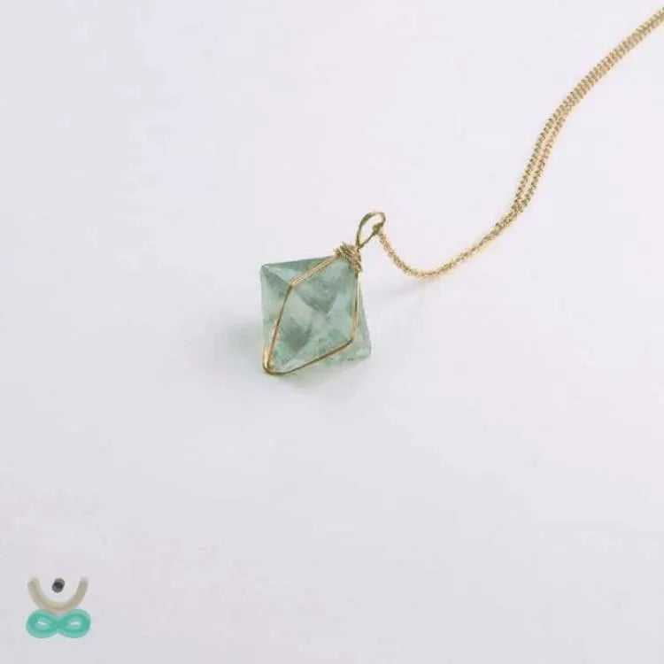 Collar "Alineación" en Fluorita Verde – Equilibra Mente y Espíritu