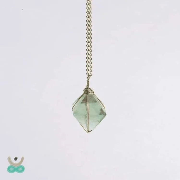 Collar "Alineación" en Fluorita Verde – Equilibra Mente y Espíritu