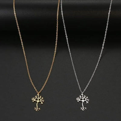 Collar Árbol de la Vida de acero inoxidable