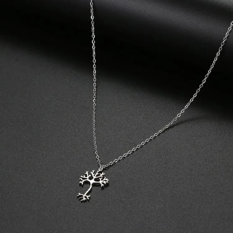 Collar Árbol de la Vida de acero inoxidable