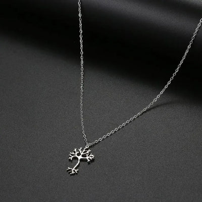 Collar Árbol de la Vida de acero inoxidable