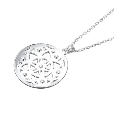 Collar Flor de la Vida 7 Chakras – Armonía y Energía Positiva